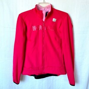 Sportful Tempo Raspberry Pink Winter Cycling Jacket